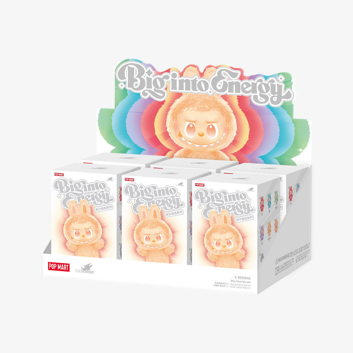 © 2025 Pop Mart Labubu THE MONSTERS Big into Energy Series-Vinyl Plush Pendant Blind Box